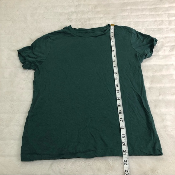 A NEW DAY- WOMENS GREEN SHORT SLEEVE CREW NECK PULLOVER T-SHIRT SIZE XS - Picture 3 of 5